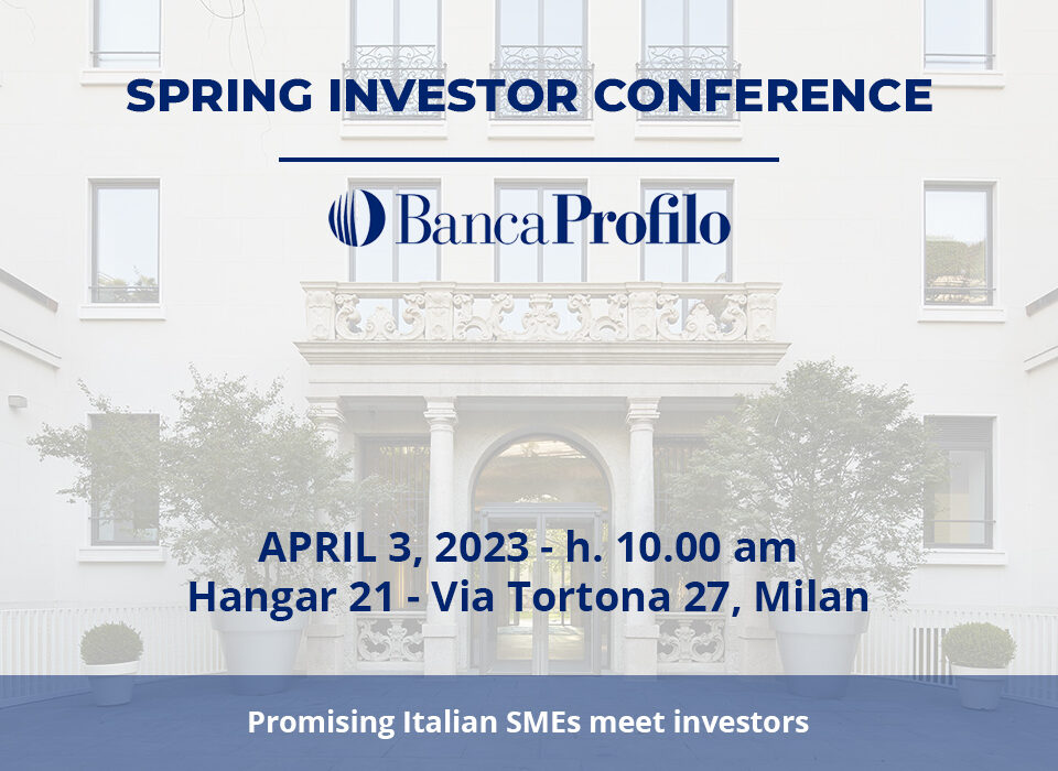 Health Italia alla "Spring Investor Conference" organizzata da Banca Profilo